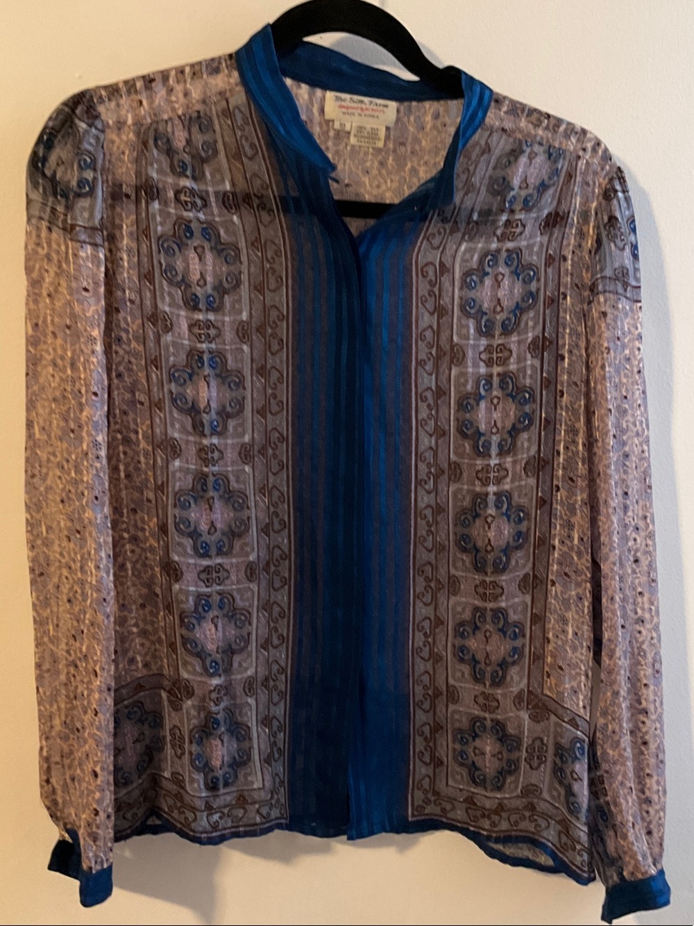 Vintage 1970”s silk blouse